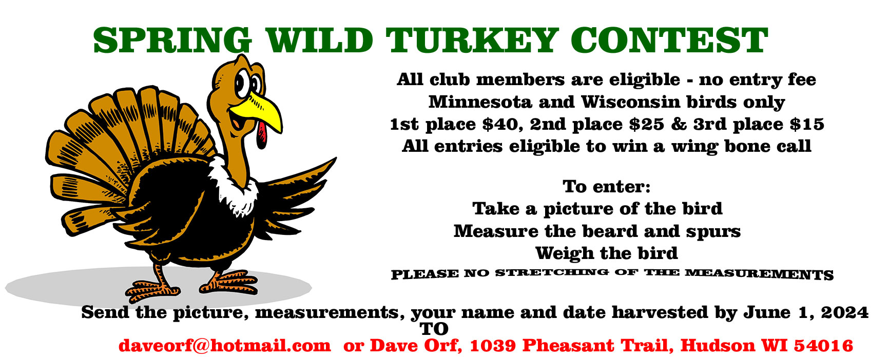 Spring Turkey Contest